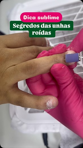 2.1K views · 133 reactions | Segredos das unha roídas #nails #unhasroidas #unhascurtinhas #unhaszonanorte #dicasdeunhasbr #brocas #nailart #sublimeunhas | Sublime Unhas | Facebook