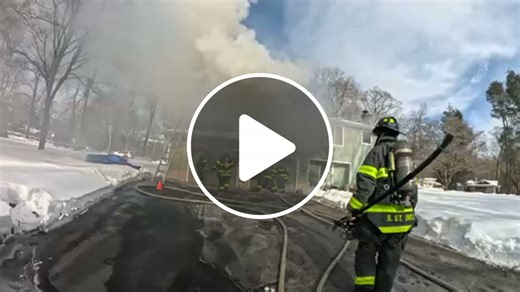 VIDEO: 4 displaced after garage fire at Norwalk home - NewsBreak