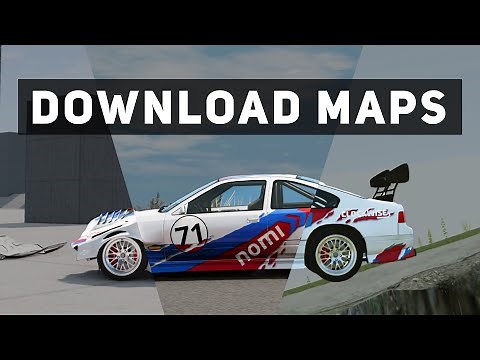 BeamNG Drive, How to Download Custom Maps!!
