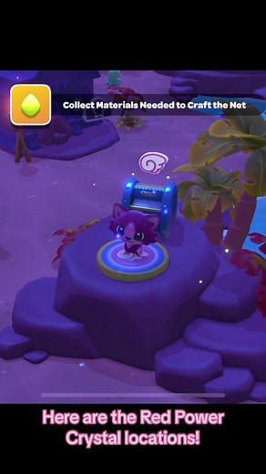 Red Power Crystal Locations Guide for Hello Kitty Island Adventures