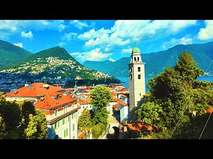 Lugano Switzerland Walking Tour 4k60 FPS | The Most Beautiful Swiss Towns