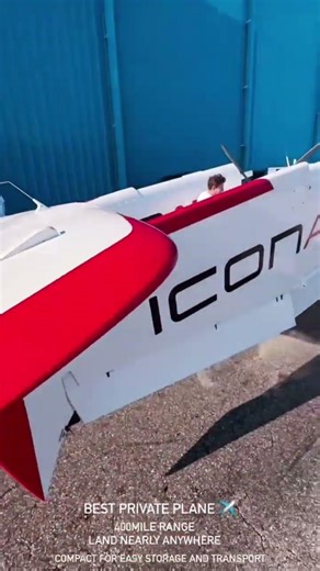 ICON A5 light sport aircraft: Seats: 2 (side-by-side) Engine: Rotax 912 iS (100 hp) Cruise Speed: