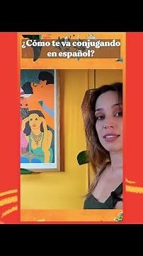 Aprende cómo conjugar los verbos del español con naturalidad | Español con María