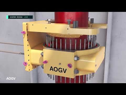 Butterfly valve replacement using the AOGV - Mechanical Isolation Tool.