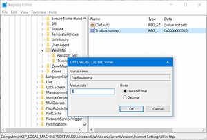 How To Determine If Auto-tuning Is On Windows 10