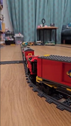 Ultimate long LEGO freight train - 2 locomotives & 21 wagons! 🚂
