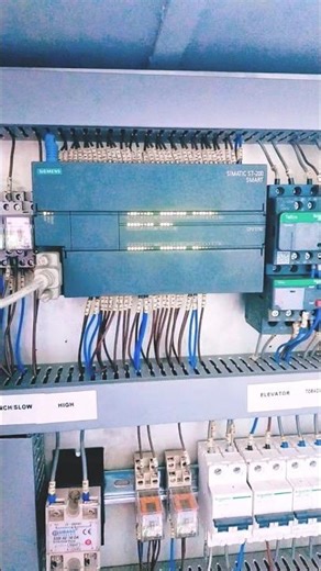 Siemens plc S7 200 smart and delta drive c200 vfd complete project