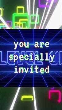 v54 kids birthday video invitation,editable birthday invite,canva video invitation,animated birthday