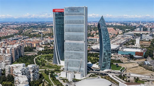 Milan’s modern skyline looks nothing like old Italy