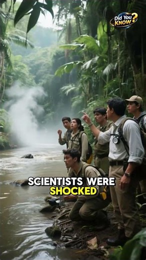 The River That Boils Without A Volcano 🌋 #didyouknow #factsyoudontknow #shorts
