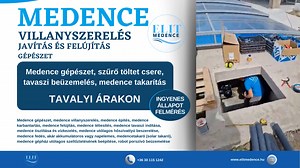 Medencegépészet, medence villanyszerelés, medence építés