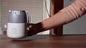 ENERGIFY Vacuum Insulated Food Jar. Large 12oz Bowl incl. Folding Spoon, Cup. Wide Mouth Keep Hot & Cold Drinks Soup Lunch Container for Adults. BPA-Free Stainless Steel, Leak Proof Mint Green