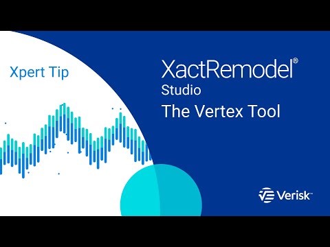 How to Add the Vertex Tool in XactRemodel Studio | Xactimate Xpert Tip