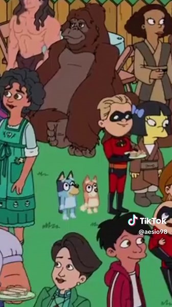 El HORRIBLE Crossover de Los Simpsons #simpsons | simpsons crossover disney
