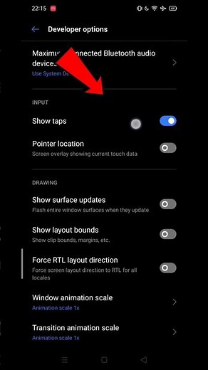 How To Remove Realme touch pointer / Indicator | How to disable touches on Screenshot