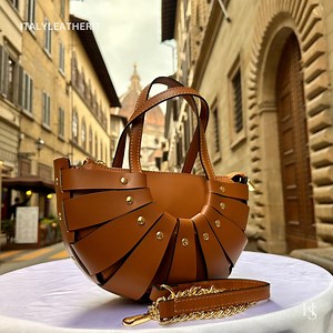 Italian Handmade Leather Bags for Woman Tote From Florence, Brown Bag - Etsy