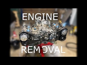 Subaru 2.5L Turbo Engine Build - EJ255 Engine Removal