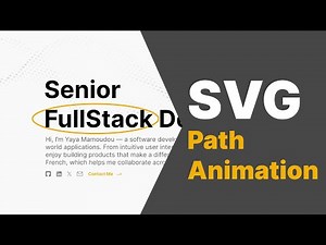 Awwwards SVG Line Animation (Motion | React | Nextjs | Tailwind)