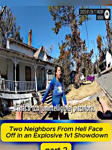 Two Neighbors From Hell Face Off in an Explosive 1v1 Showdown #cops #policeofficersoftiktok #bodycamcops #news #police