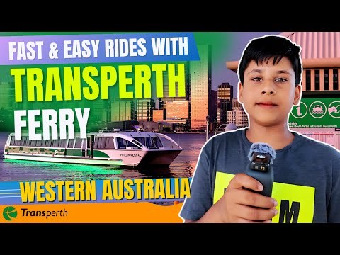 Fast & Easy Rides with Transperth ferry Western Australia