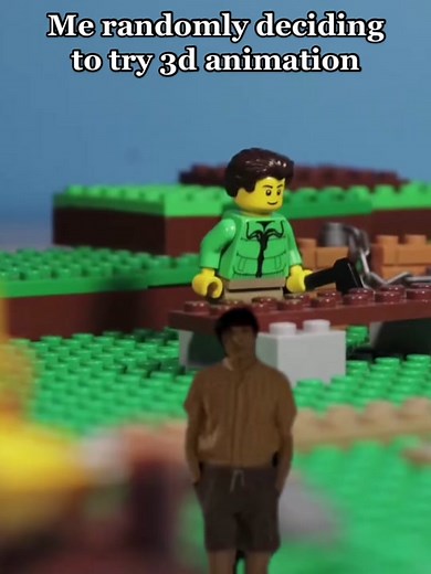 A year of progress… #lego #legoanimation ##CapCut #animation #blender3d