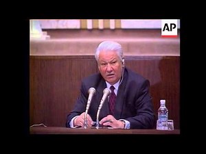 Russia - Boris Yeltsin Meets Bill Clinton