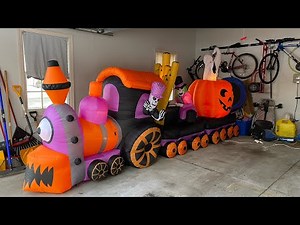 Gemmy 2012 16’Ft Airblown Halloween Inflatable Bjs Organ Train Review