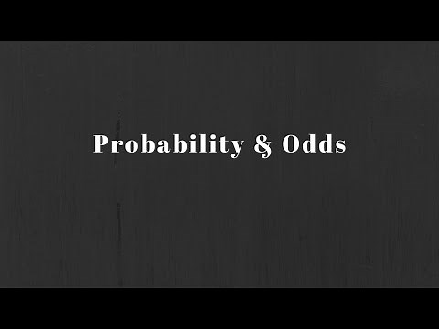Math 30-2: Probability and Odds