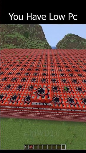 When you Have Low Graphic Computer 🖥️ #minecraft #shorts #aesthetic