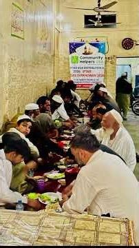 Ramadan Kareem: Community Iftar Dastarkhwan in Pakistan
