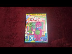 Opening to Barney Let's Play School 1999 DVD (2014 Universal Reprint)