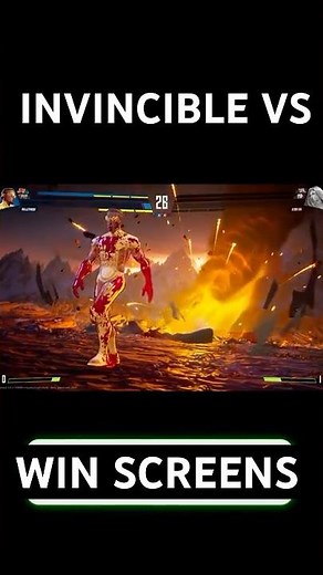 Victory dialogue in Invincible VS