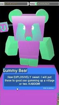 What happens after completing GUMMY BEAR's quest? #roblox #bss #beeswarmsimulator #beesmas #update