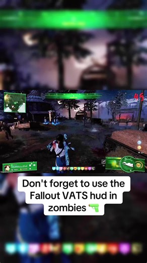 The V.A.T.S hud looks awesome! 👏 (Black Ops 7 Zombies Tracer Pack Fallout) #bo7zombies #blackops7zombies #codzombies #blackops7 #fallout