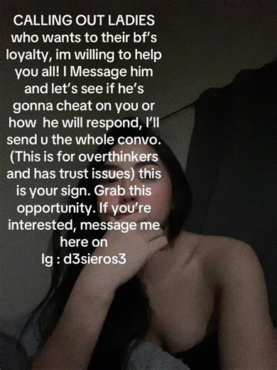 Conducting Loyalty Tests for Boyfriends