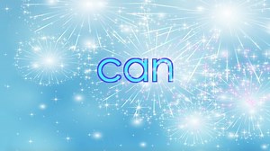 Sight word song...Let's learn how to read and spell the word "can"