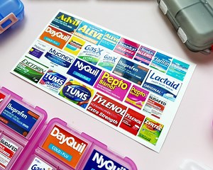 Medication Labels: Waterproof Pill Box Stickers - Etsy