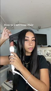 Simple Curling Tutorial #hairinspo #hairtok #hairtutorial