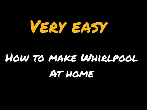 Relaxing whirlpool experiment 3 | Easy whirlpool #experiment #tornado