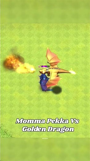 Momma Pekka Vs Golden Dragon🐲#coc #clashofclans #supercell #clash #gaming #strategygames