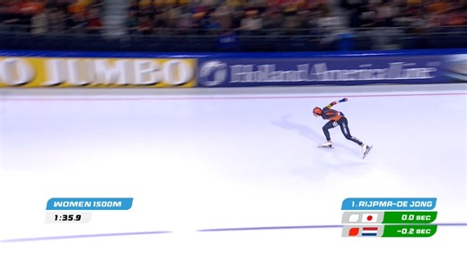 Setting the pace! Joy Beune 🇳🇱 dominates the 1500m World Cup standings and is the woman to beat this season. 🫡 🔥 | ISU Speed Skating