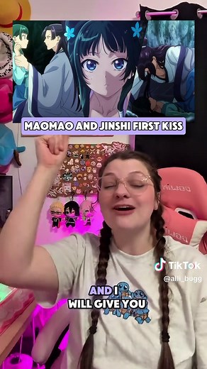 Maomao and Jinshi's First Kiss Moment
