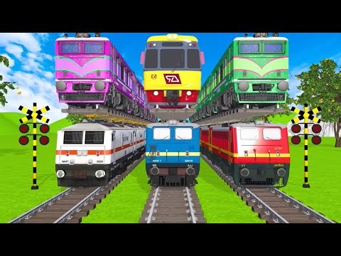 3D Railroad Crossing Animation