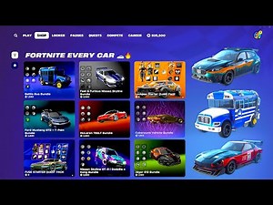 ALL Fortnite CAR Bundles! 🚗🔥