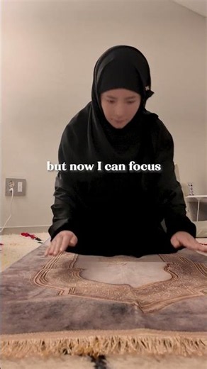 I finally created my own prayer room🤍 May Allah make it a place filled with peace and worship🤲🏻