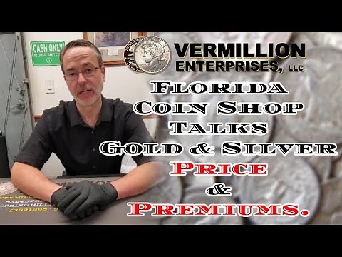 Florida Coin Shop Owner Talks Gold & Silver Price & Premiums | Spot + $.50 On 90% Silver Coins!