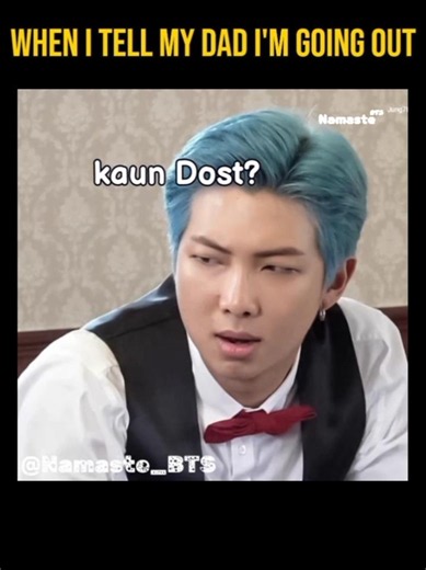 "POV: When I tell my dad I'm going with friend" 🥀🗿 ft.BTS #btsfunny #btsmoments