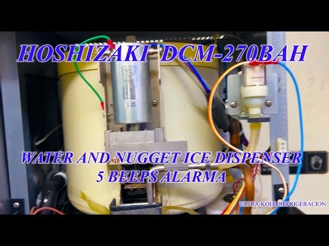 HOSHIZAKI 5 BEEPS ALARMA WATER & NUGGET ICE DISPENSER