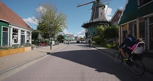 6K Virtual Cycle Rides - Unesco Windmill Park - Zaanse Schans The Netherlands
