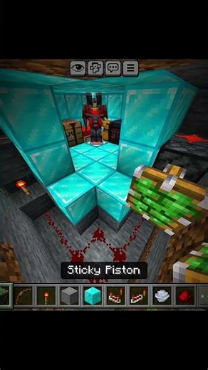 Ultimate piston door in Minecraft bedrock/java/pocket #trending #minecraft #gaming #viral